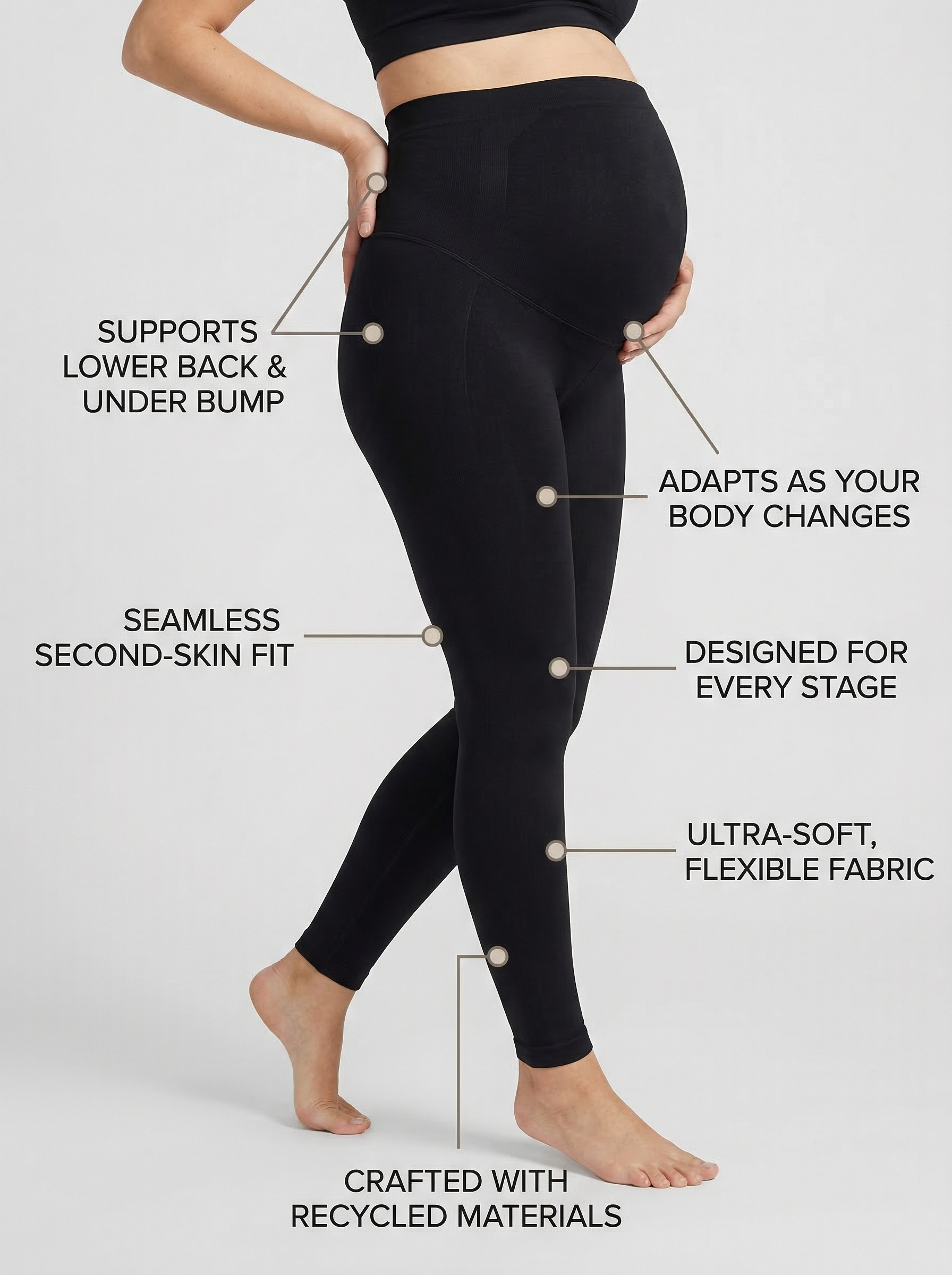 Bump Lift Leggings – Lift & Support