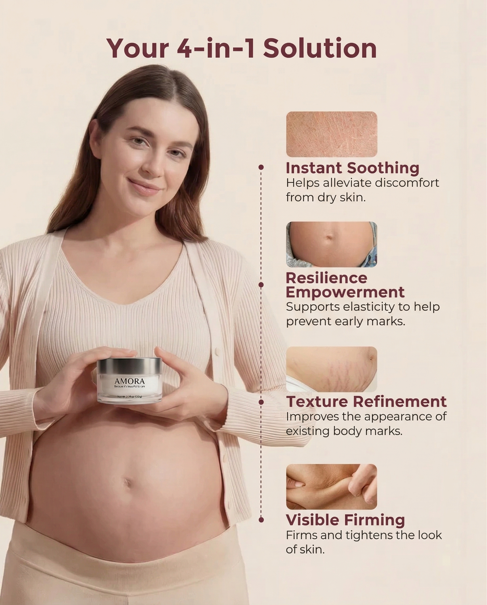 Pregnancy Stretch Marks Cream - Heal & Repair